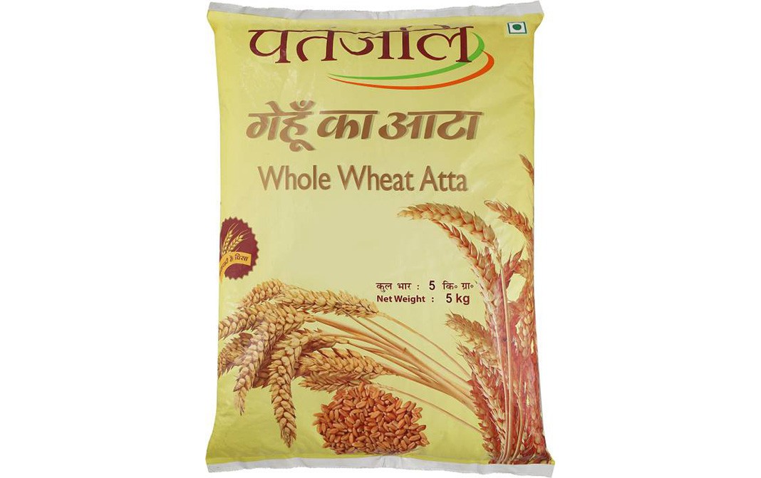 Patanjali Whole Wheat Atta    Pack  5 kilogram